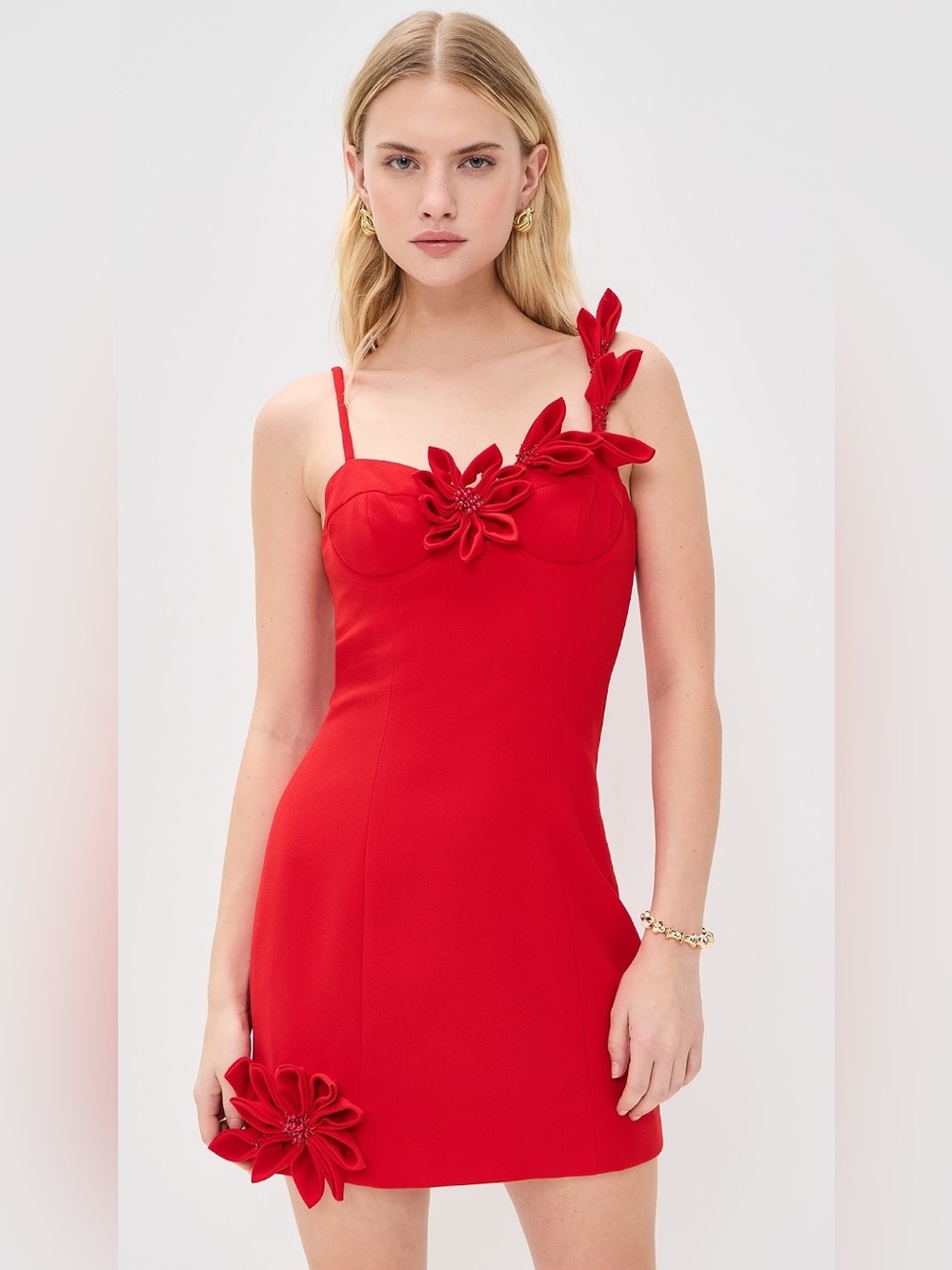 PatBO Dhalia Crepe Mini Dress